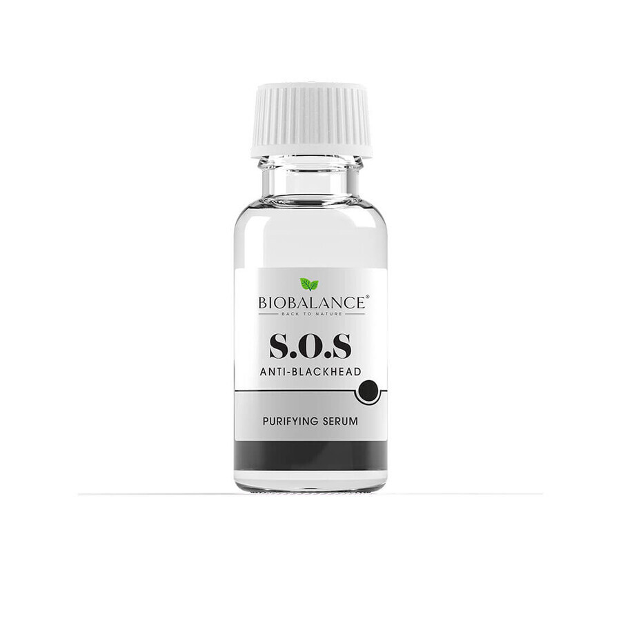 S.O.S Serum Purificante, Serum Purificante Contra los Puntos Negros, Bio Balance, 20 ml