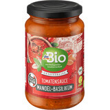 DmBio Biologische tomatensaus met amandelen en basilicum, 340 g