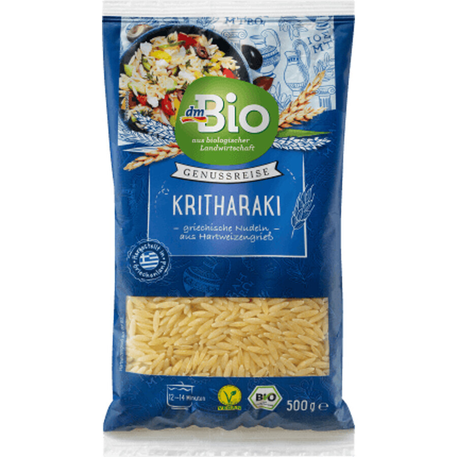 DmBio Pâtes grecques Kritharaki, ECO, 500 g