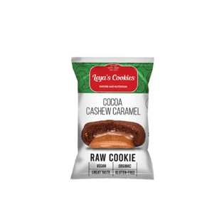 Leya's Organic Cashew, Caramel and Cocoa Cookies, 25 g, Leya's