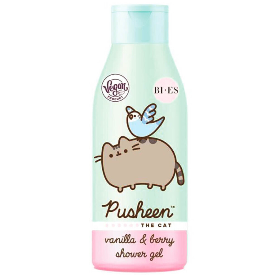 Duschgel mit Vanille und Beeren, 400 ml, Pusheen