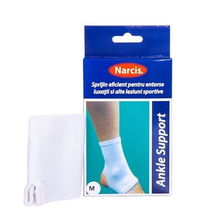 Elastische enkelbandage, maat M, 1 stuk, Narcis