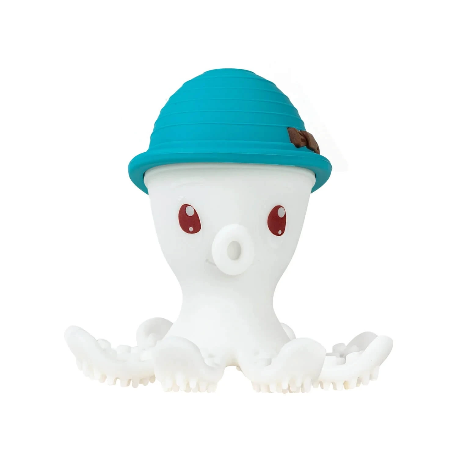 Octopus siliconen gingivaring, lichtblauw, Mombella