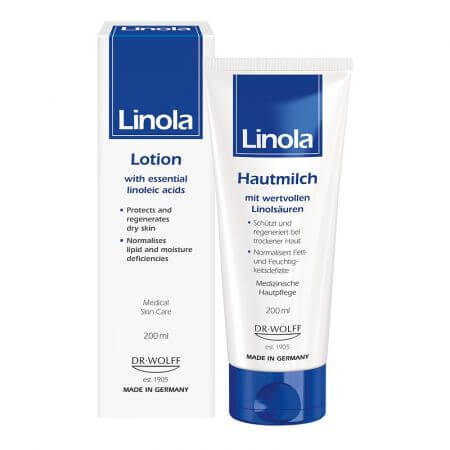 Linola bodylotion, 200 ml, Dr. Wolff