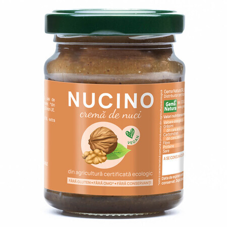 Nucino Crema de nuci Bio, 120 g, Gema Natura