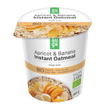 Organic Porridge from whole oats with apricots and bananas, 60 g, Auga