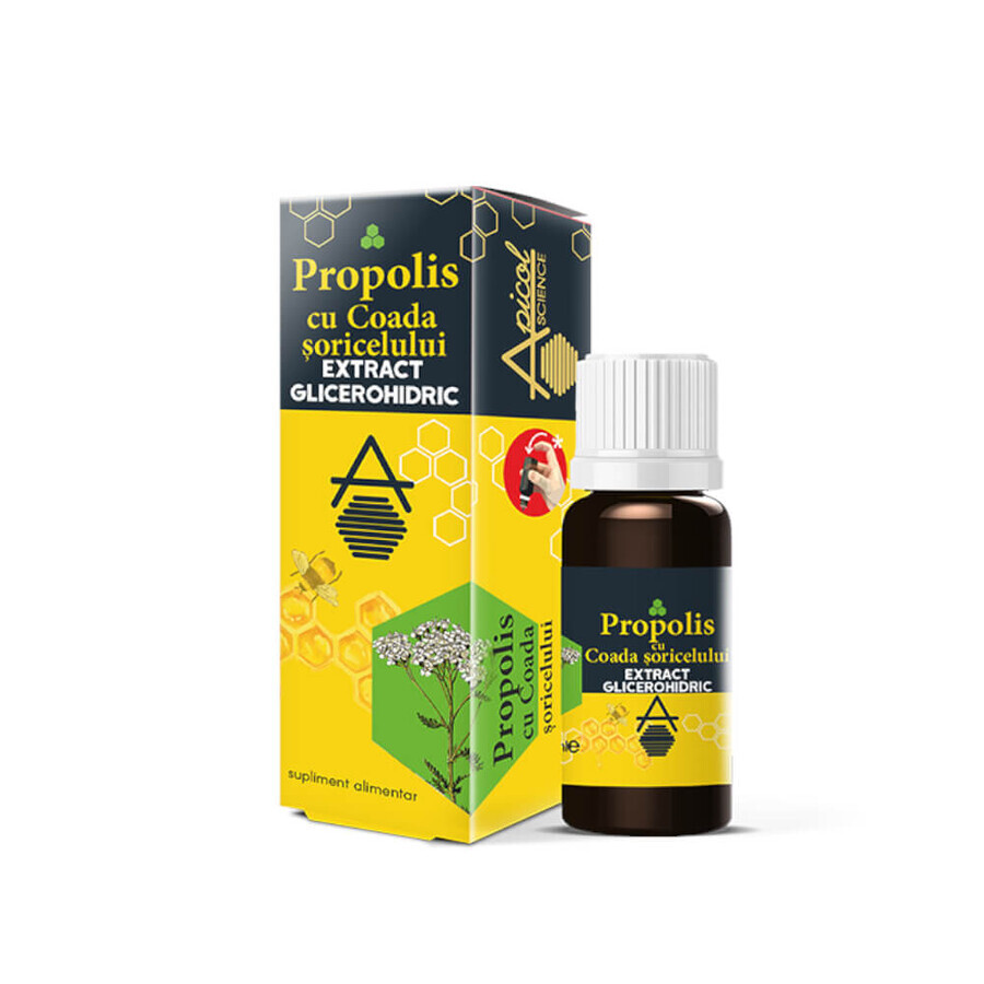 Propolis with sorrel tail and glycerol extract, 30 ml, Apicol Science