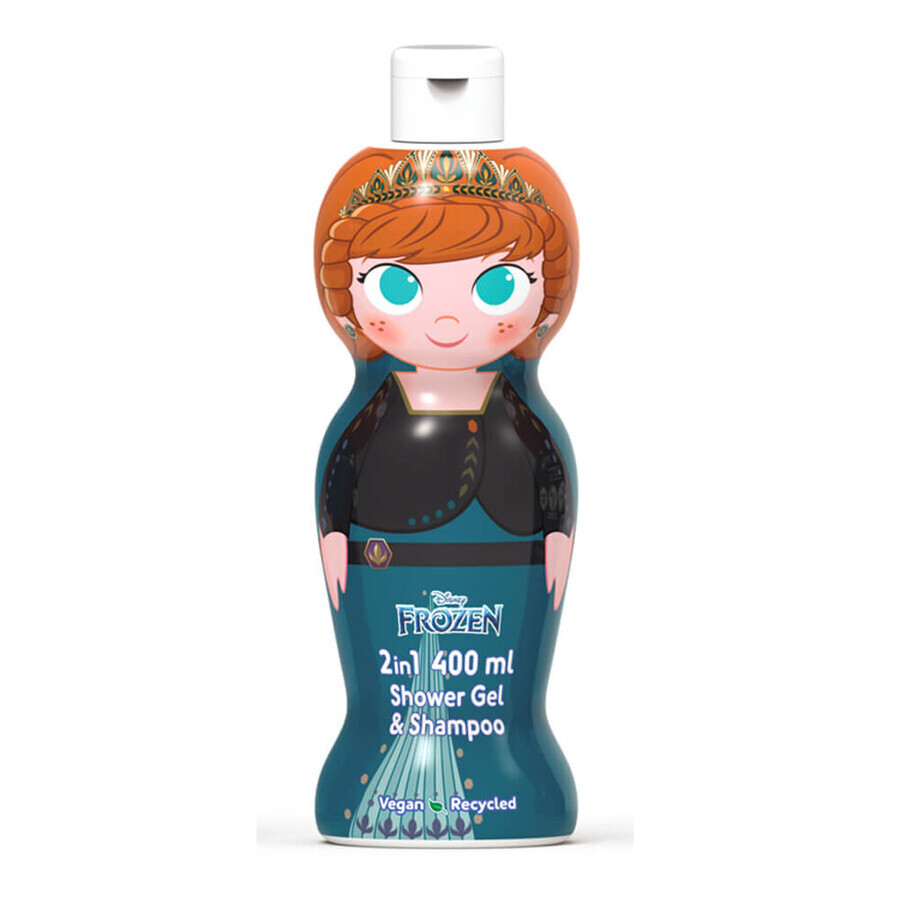 Shampoo and shower gel Frozen Anna, 400 ml, Air Val