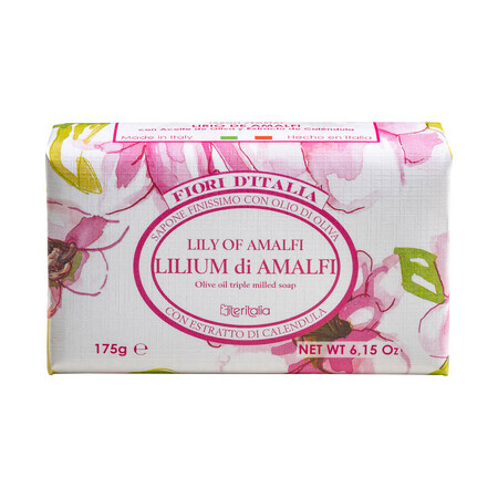 Plantaardige zeep met Amalfi lelie, 175g, Iteritalia