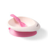 Kom en lepel set, Roze, Babyono