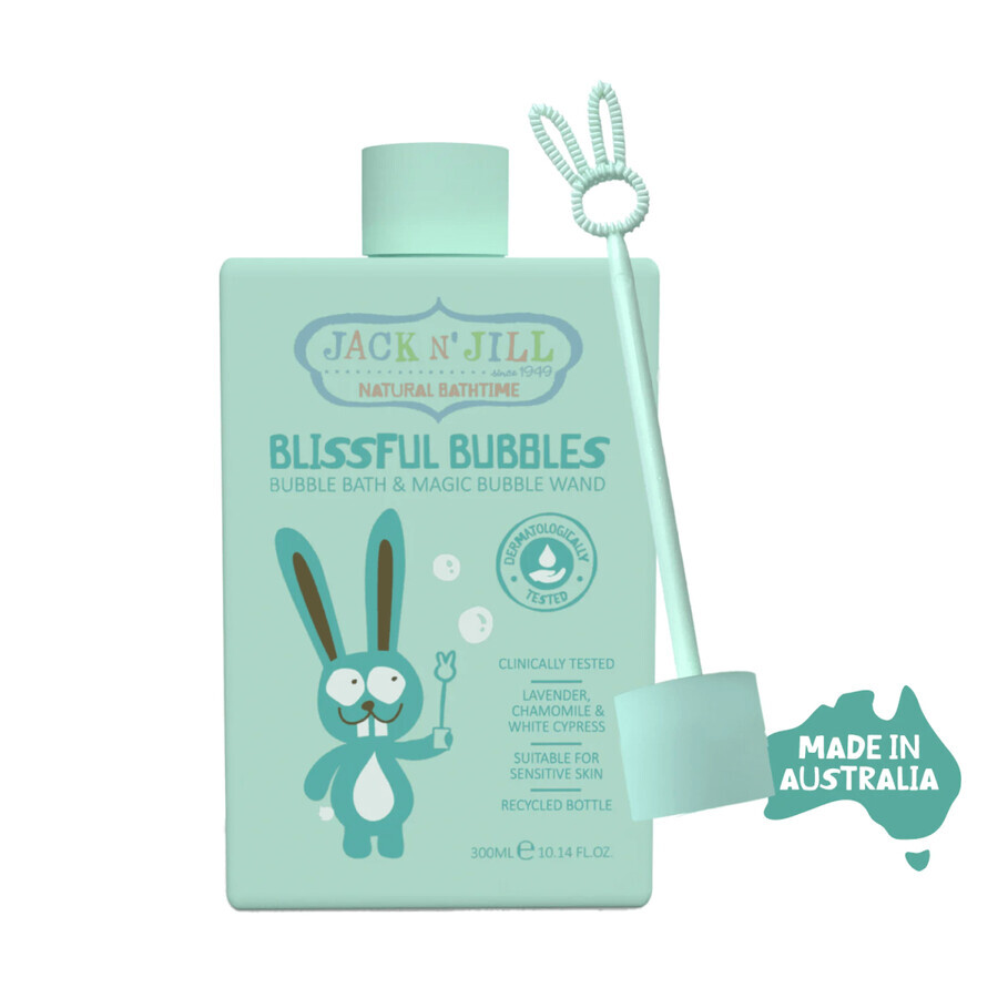 Espuma de baño para bebés Blissful Bubbles, 300 ml, Jack N Jill