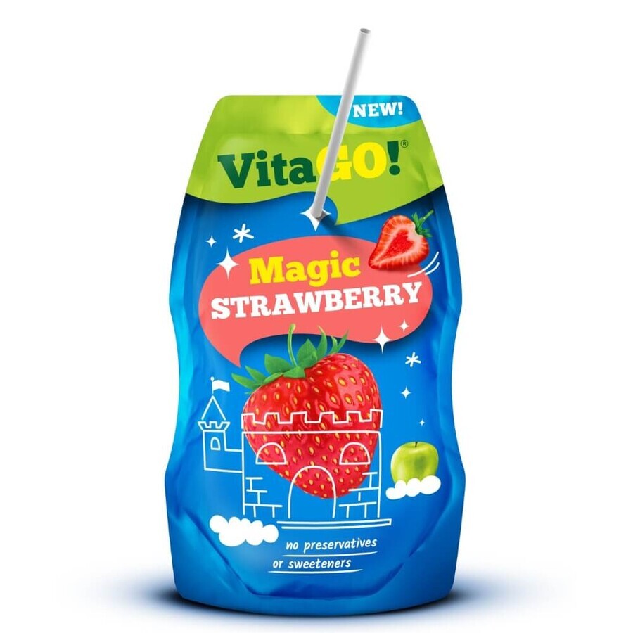 Strawberry juice, 200 ml, Vitago