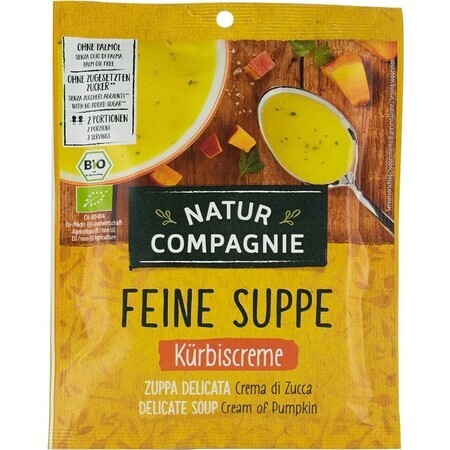 Biologische pompoencrèmesoep, 40 g, Natur Compagnie