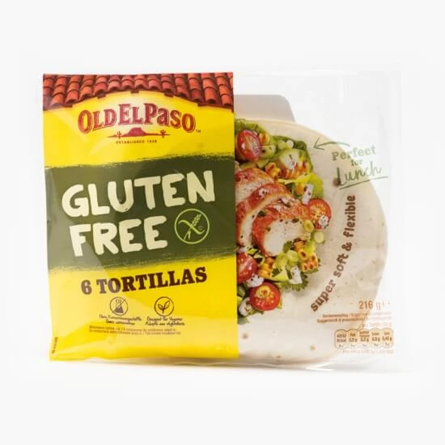Gluten-free tortillas, 216 g, Old El Paso
