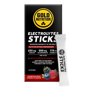Isotonic drink with berry flavour Electrolytes, 10 sticks, Gold Nutrition