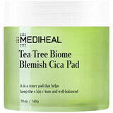 Tea Tree Biome Blemish Cica Calming Toner Soaked Diskettes, 70 pieces, Mediheal