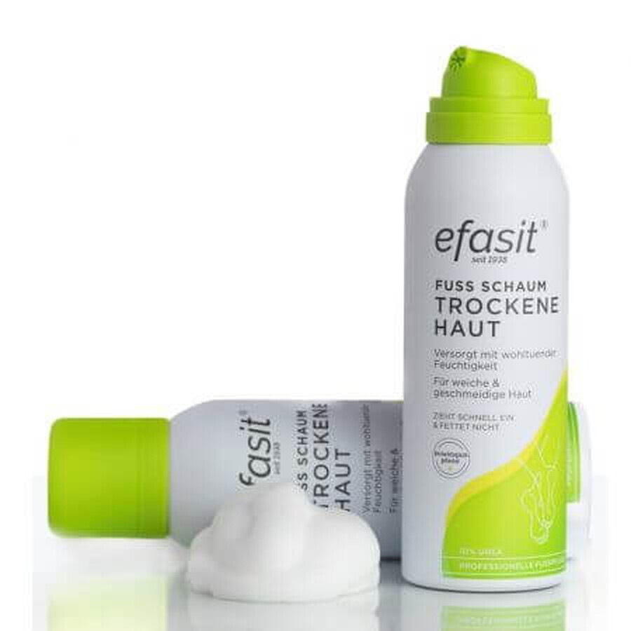 Efasit mousse pour les pieds, peau sèche, 125 ml, Kyberg