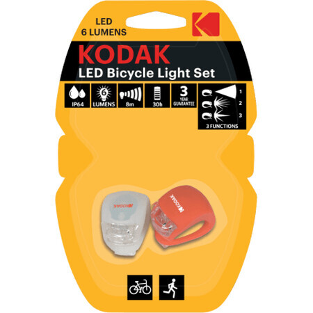 Lampe de poche Kodak pour vélo, 1 pièce