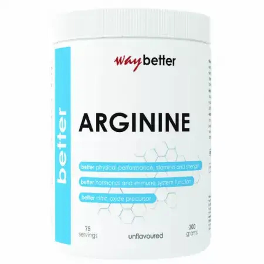 L-Arginine poeder beter Arginine Hcl, 300 g, Way Better