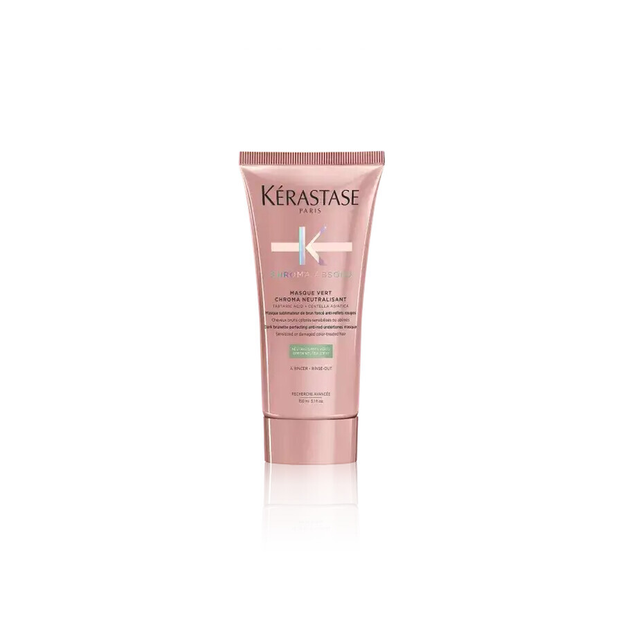 Maschera per neutralizzare i toni rossi Kérastase Chroma Absolu Masque Vert Chroma Neutralisant 150 ml