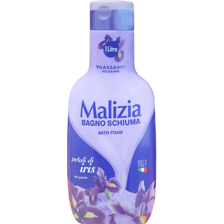 Malizia Sprankelend Badschuim met Irisbloemen, 1 l