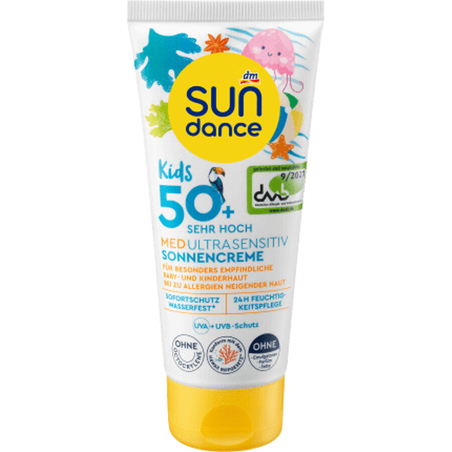 Sundance Ultra Gevoelige Huid Zonbescherming voor Kinderen SPF50, 100 ml