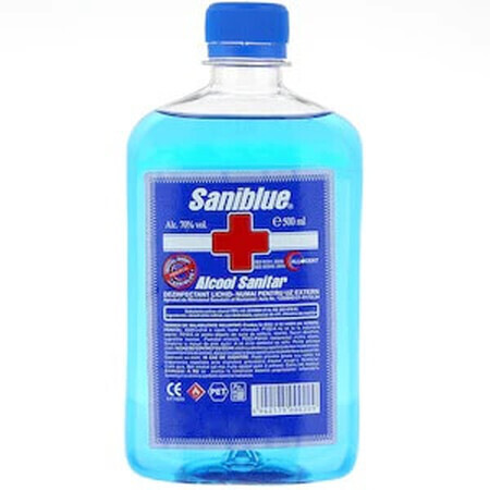 Alcool sanitaire, 70%, 200 ml, Saniblue