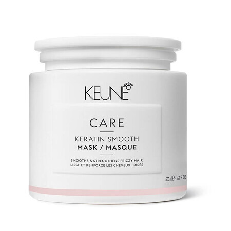 Masker voor breekbaar haar Care Keratin Smoothing, 500 ml, Keune