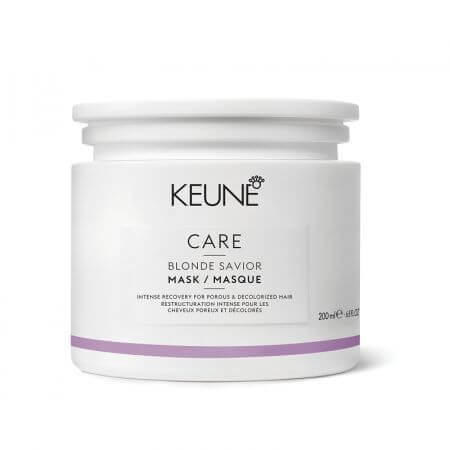 Masque réparateur pour cheveux abîmés Blonde Savior Care, 200 ml, Keune