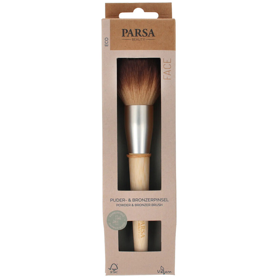 Eco Poeder &amp; Bronzer Kwast, 1 stuk, Parsa