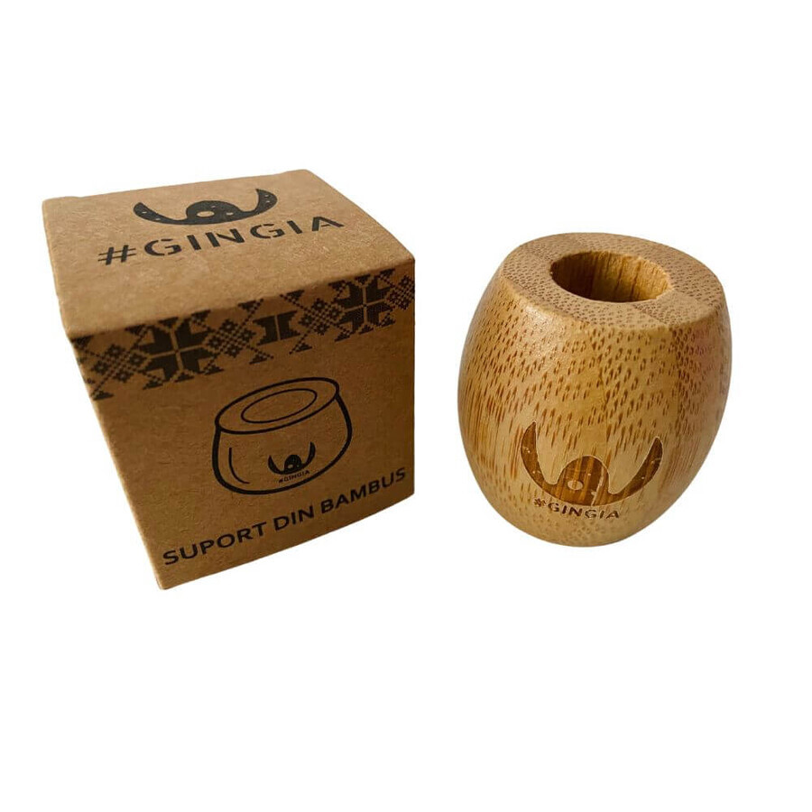 Porte-brosse en bambou, 1 pièce, Gingia