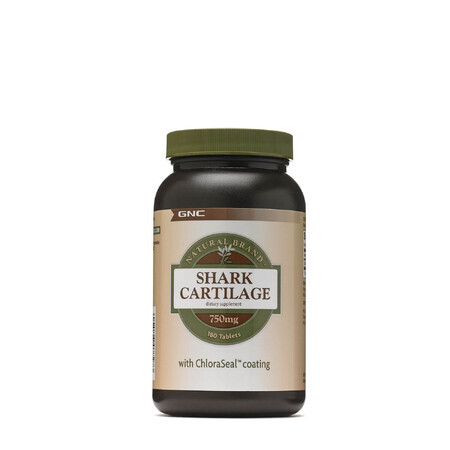 GNC Natural Brand™ Shark Cartilage, Shark Cartilage 750 mg, 180 tb