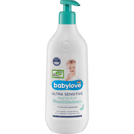 Baume lavant ultra-sensible Babylove, 500 ml