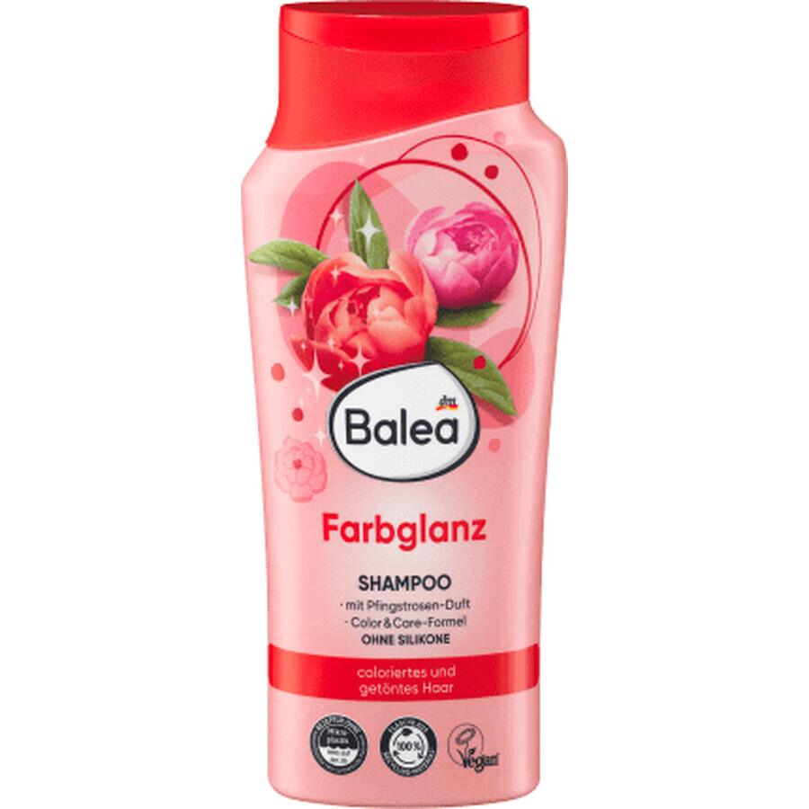 Balea Shampoo per capelli per lucentezza del colore, 300 ml