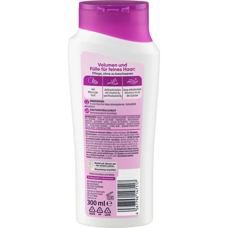 Balea Volume Shampoo, 300 ml