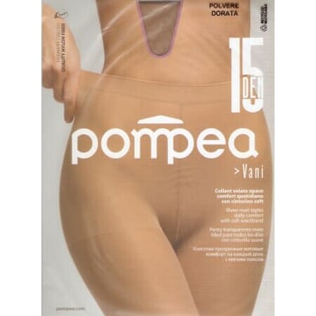 Pompea Dames nude 15 DEN 1/2-S, 1 st