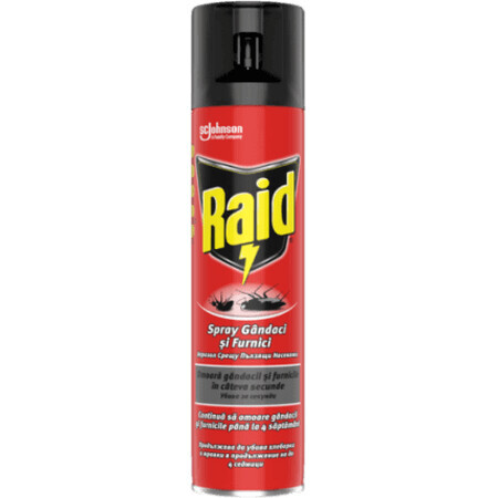 Raid Crawling Insect Spray, 400 ml