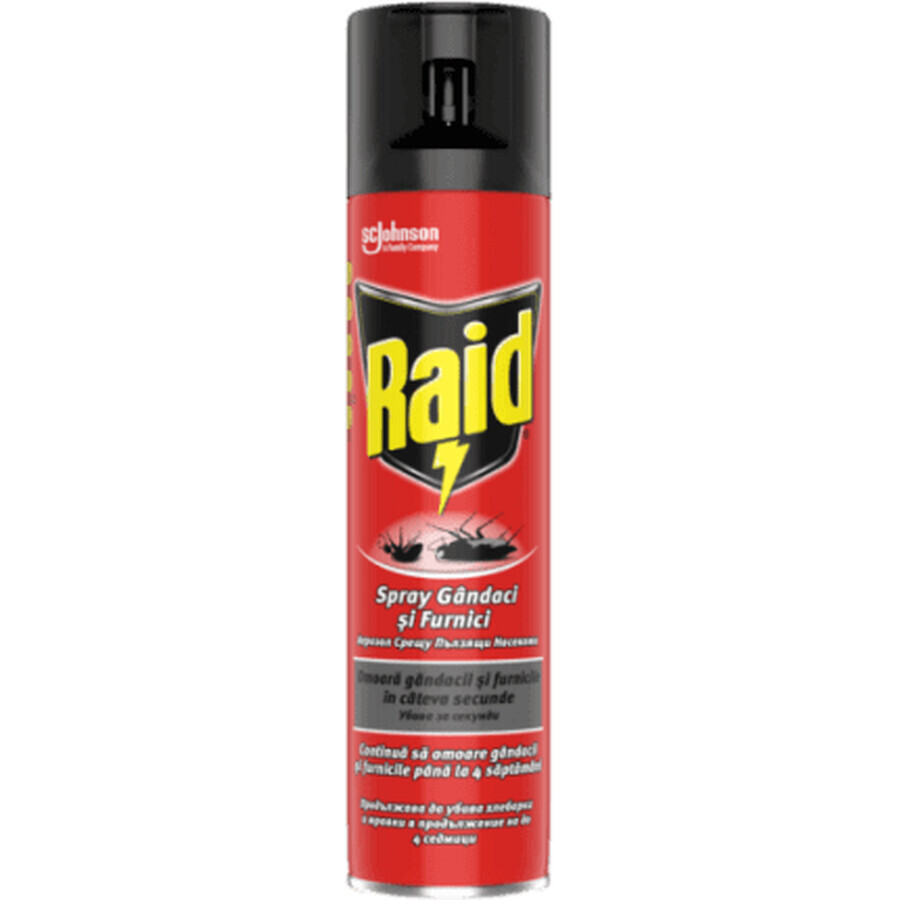 Raid Crawling Insect Spray, 400 ml