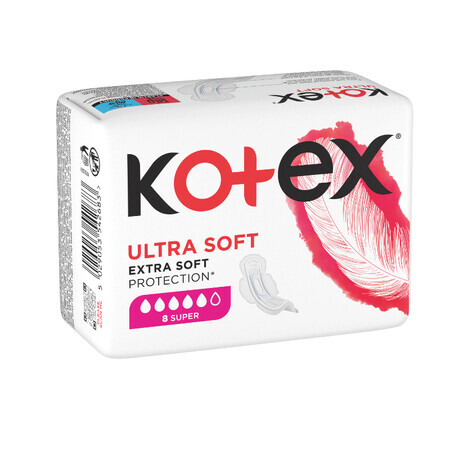 Super assorbenti ultra morbidi, 8 pezzi, Kotex