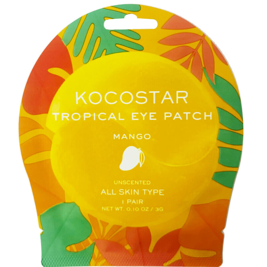 Tropical Mango Eye Skin Strips, 3 g, Kocostar