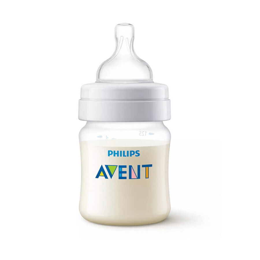 Biberon anti-colique, 0 mois+, 125 ml, Philips Avent