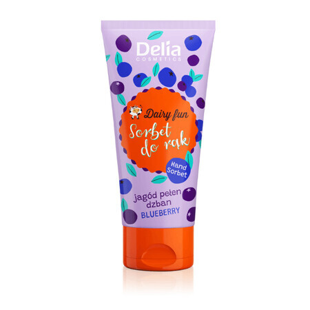 Hand cream with blueberry, 50 ml, Delia Cosmetics