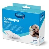 Self-adhesive Cosmopor Silicone patches, 10 x 8 cm, 5 pieces, Hartmann