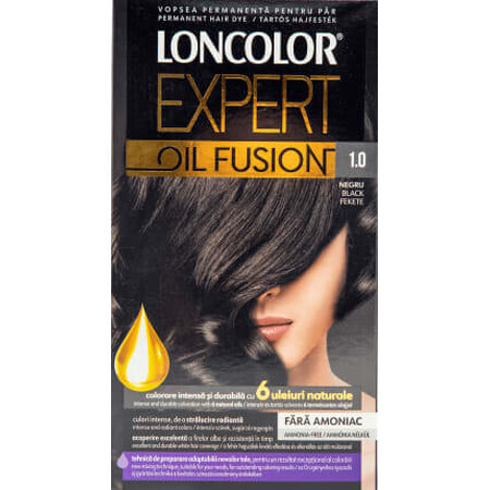 Loncolor Expert Ammoniakfreie Haarfarbe Oil Fusion 1.0 schwarz, 1 Stk