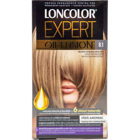 Loncolor Expert Ammoniakvrije haarverf Oil Fusion 8.1 lichtgrijsblond, 1 st