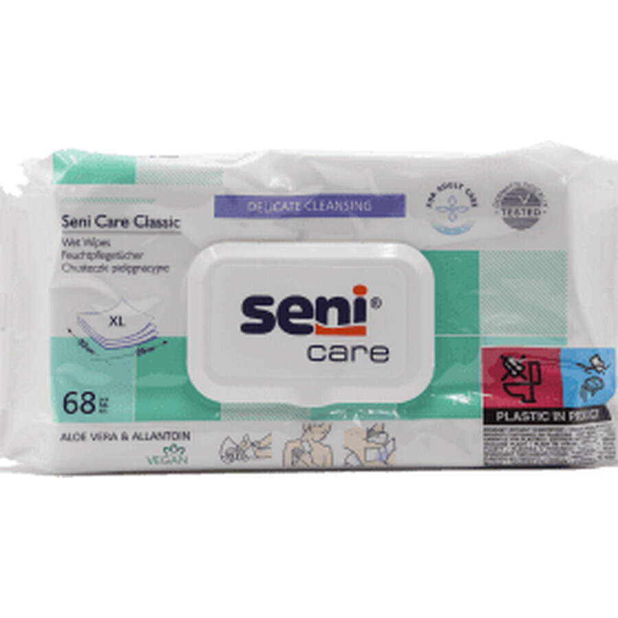 Seni Care Lingettes humides intimes, 68 pièces