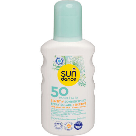 Sundance Sensitive Zonnebrandspray SPF50, 200 ml