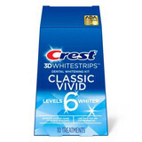 Whitestrips Vivid 3D Tanden Bleken Strips, 20 strips, Crest