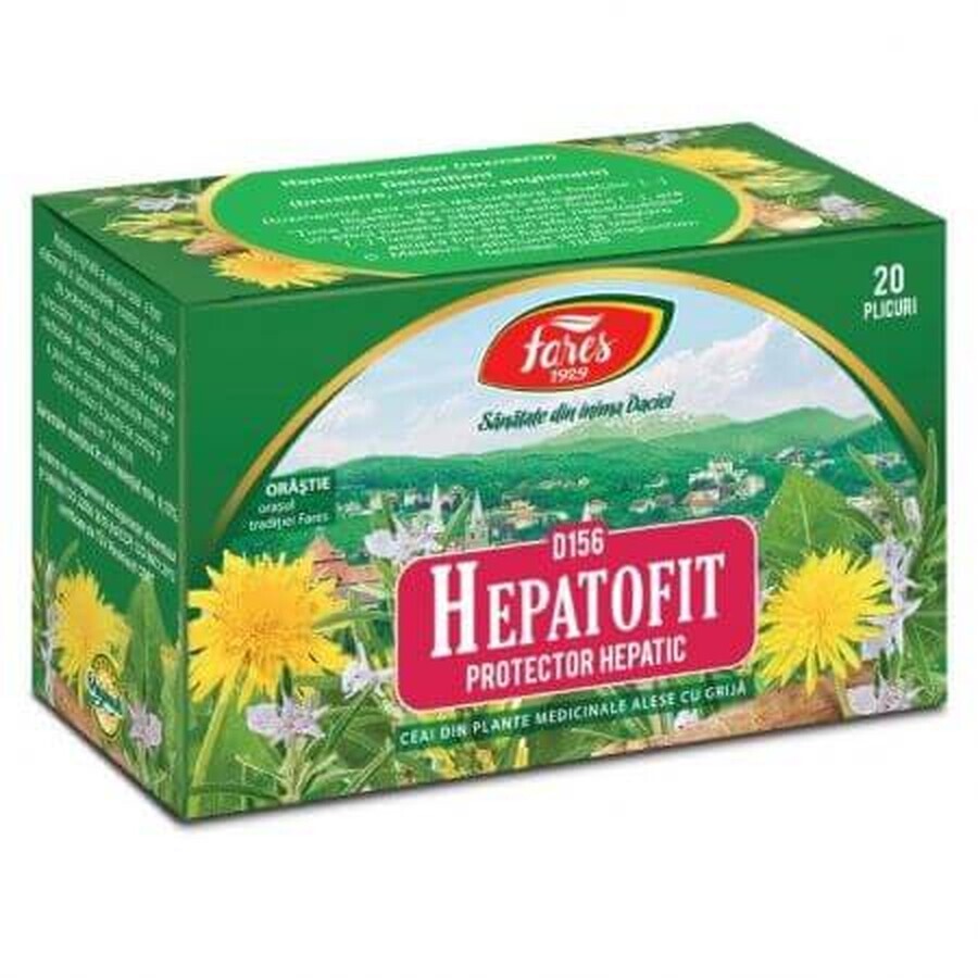 Hepatofit Thee, 20 builtjes, Fares