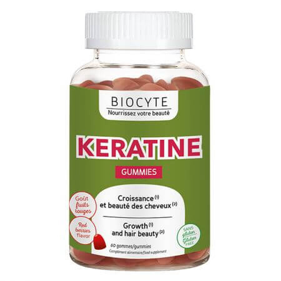 Keratine Gummies, 60 geleitjes, Biocyte